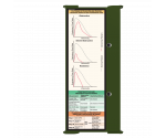 WhiteCoat Clipboard® Trifold - Army Green Respiratory Therapy Edition